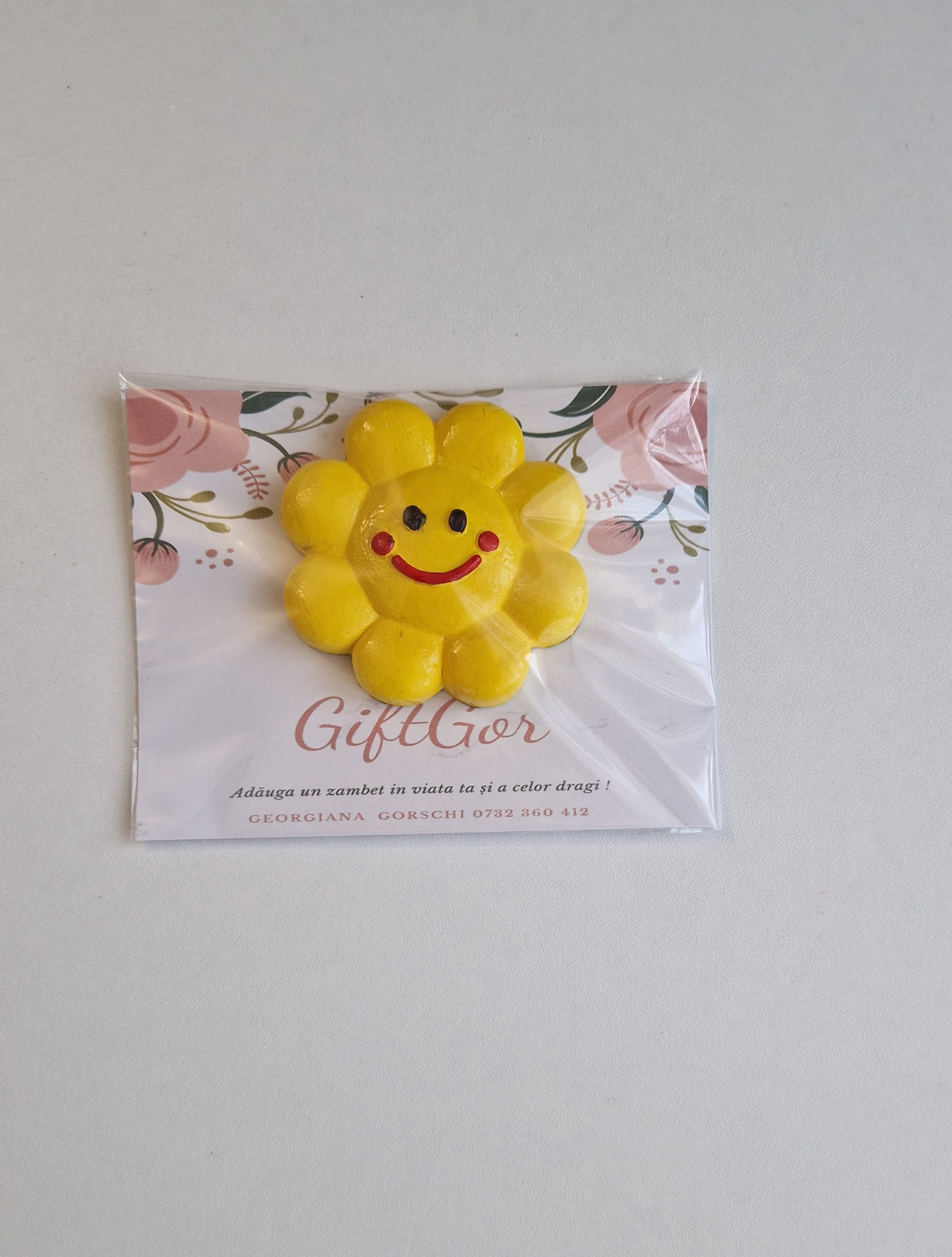 Magnet ceramic floare