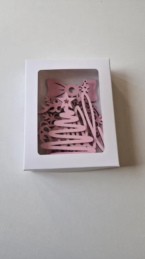 Set de 5 Globuri Roz