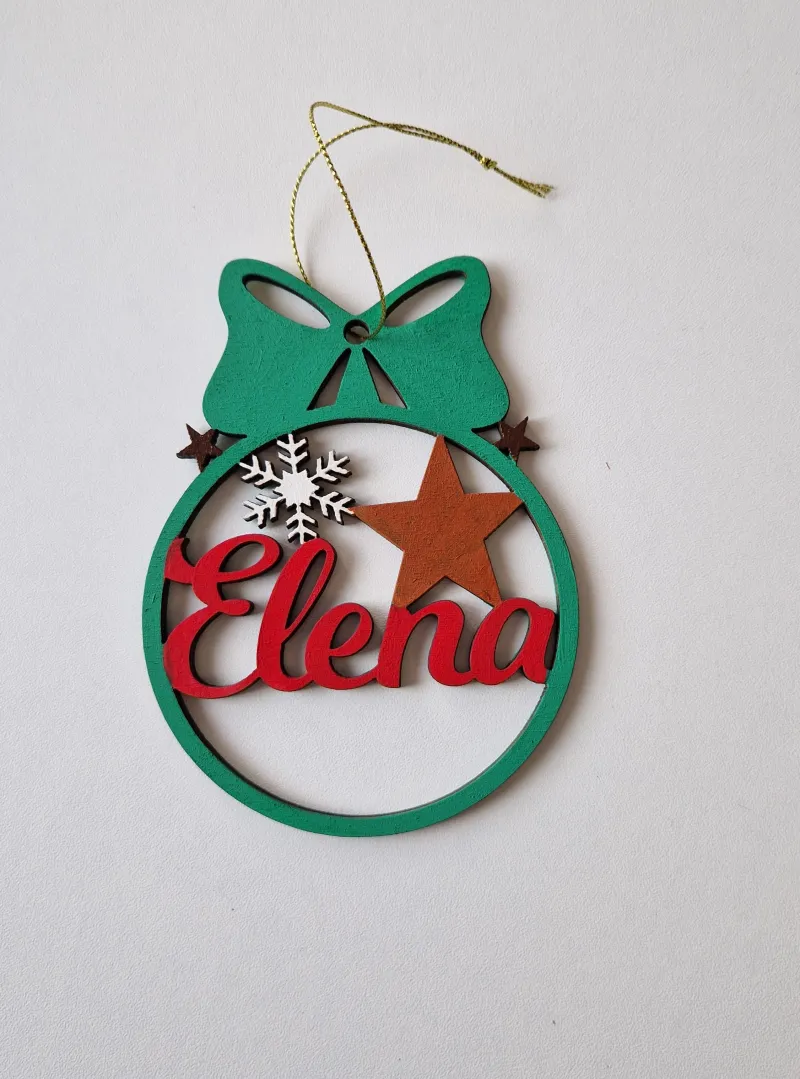 Glob personalizat cu un nume și Cutie Cadou