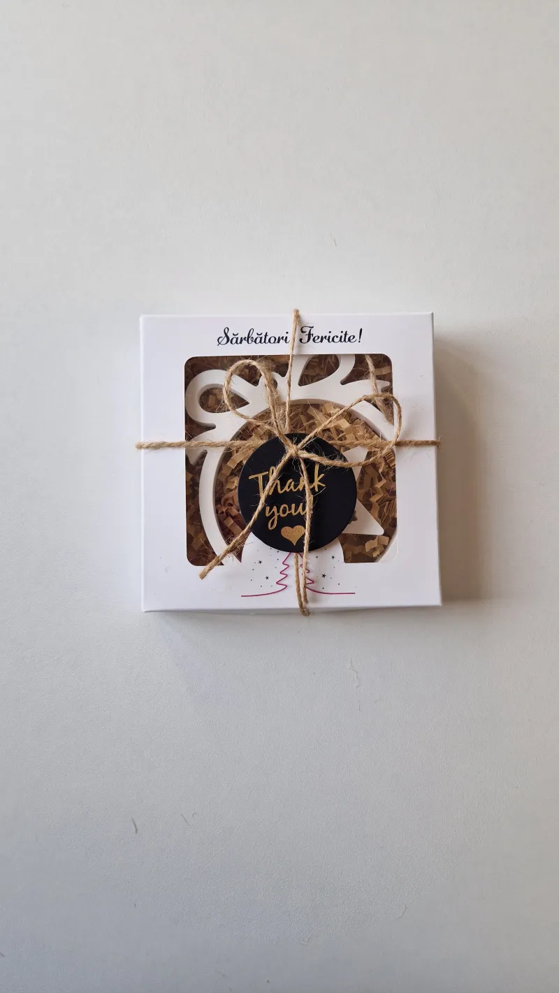 Glob Alb din Praf Ceramic